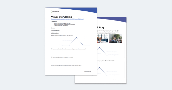 Visual Storytelling Worksheet | Class Intercom