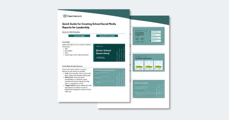 Quick guide for creating social media reports that communicate results to school leadership.